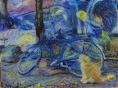 Image Style Transfer using Convolutional Neural Networks. Van Gogh Cat.